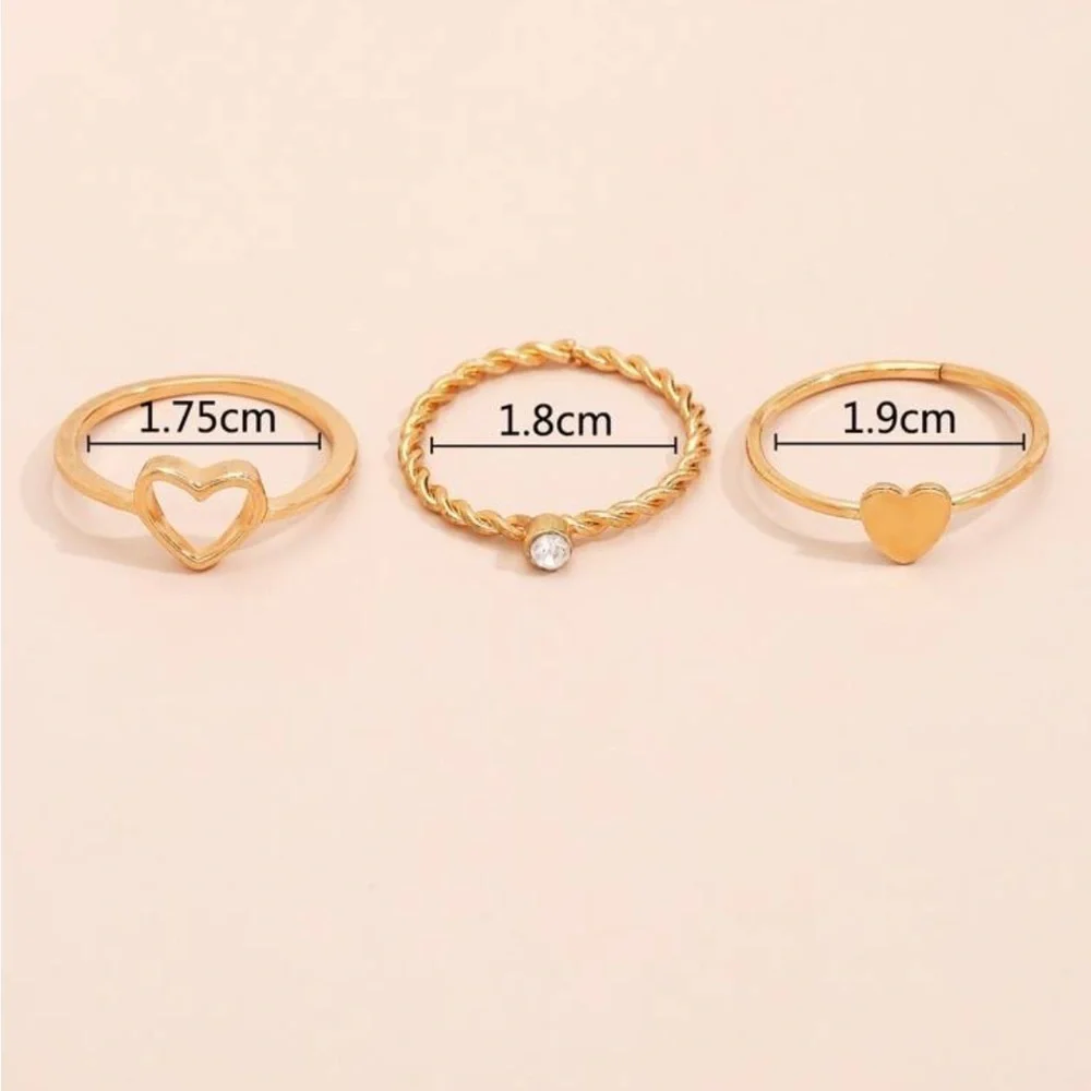 Gold ring set